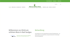 Desktop Screenshot of klinik-a-s-moos.de